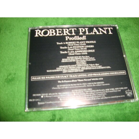 ROBERT PLANT promo cd PROFILED prcd 3297-2 - Picture 2 of 4